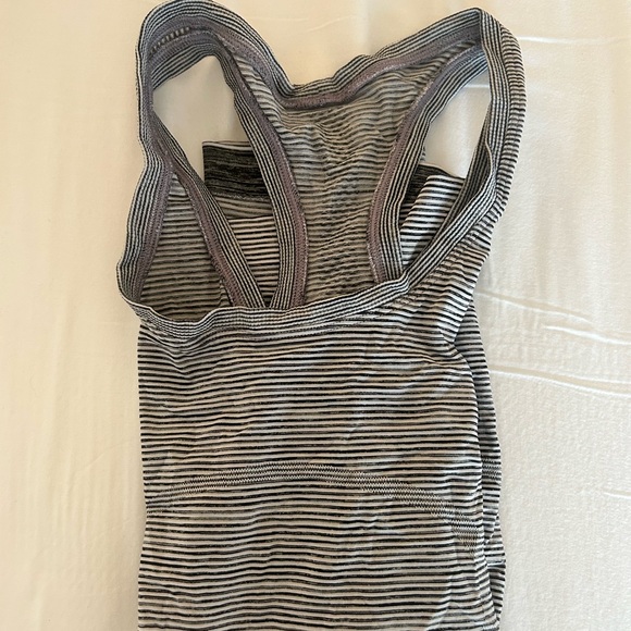 Lululemon Swiftly Tech Racerback Tank- White/White and Black - Picture 2 of 5